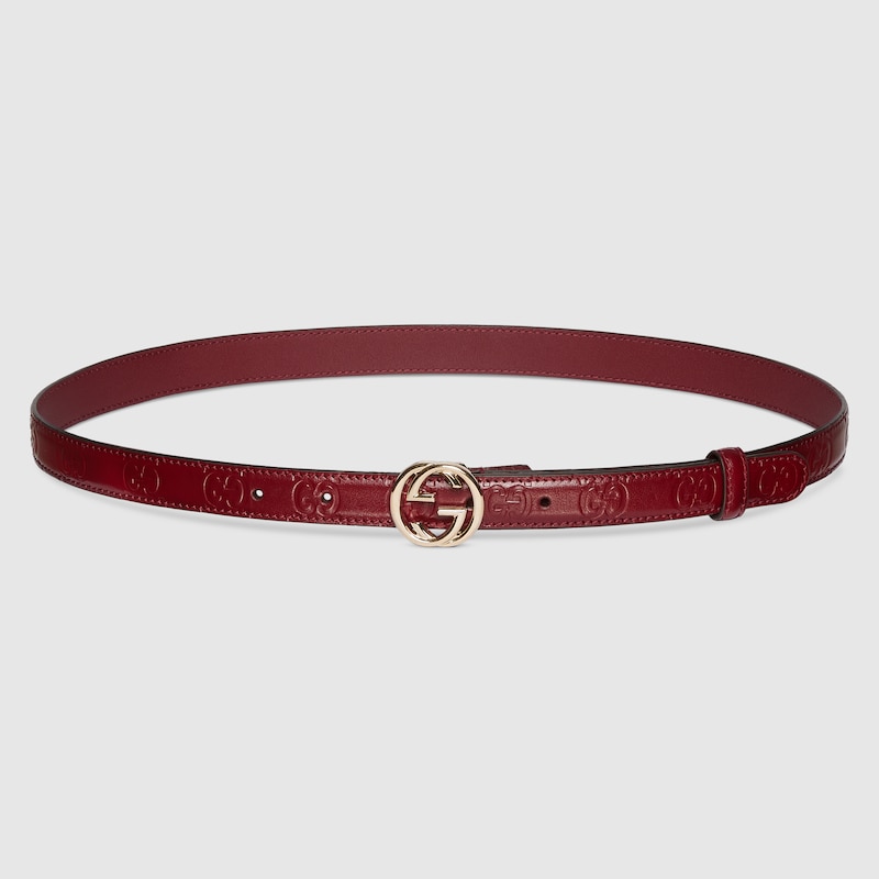 Belt with Interlocking G buckle - Image 1